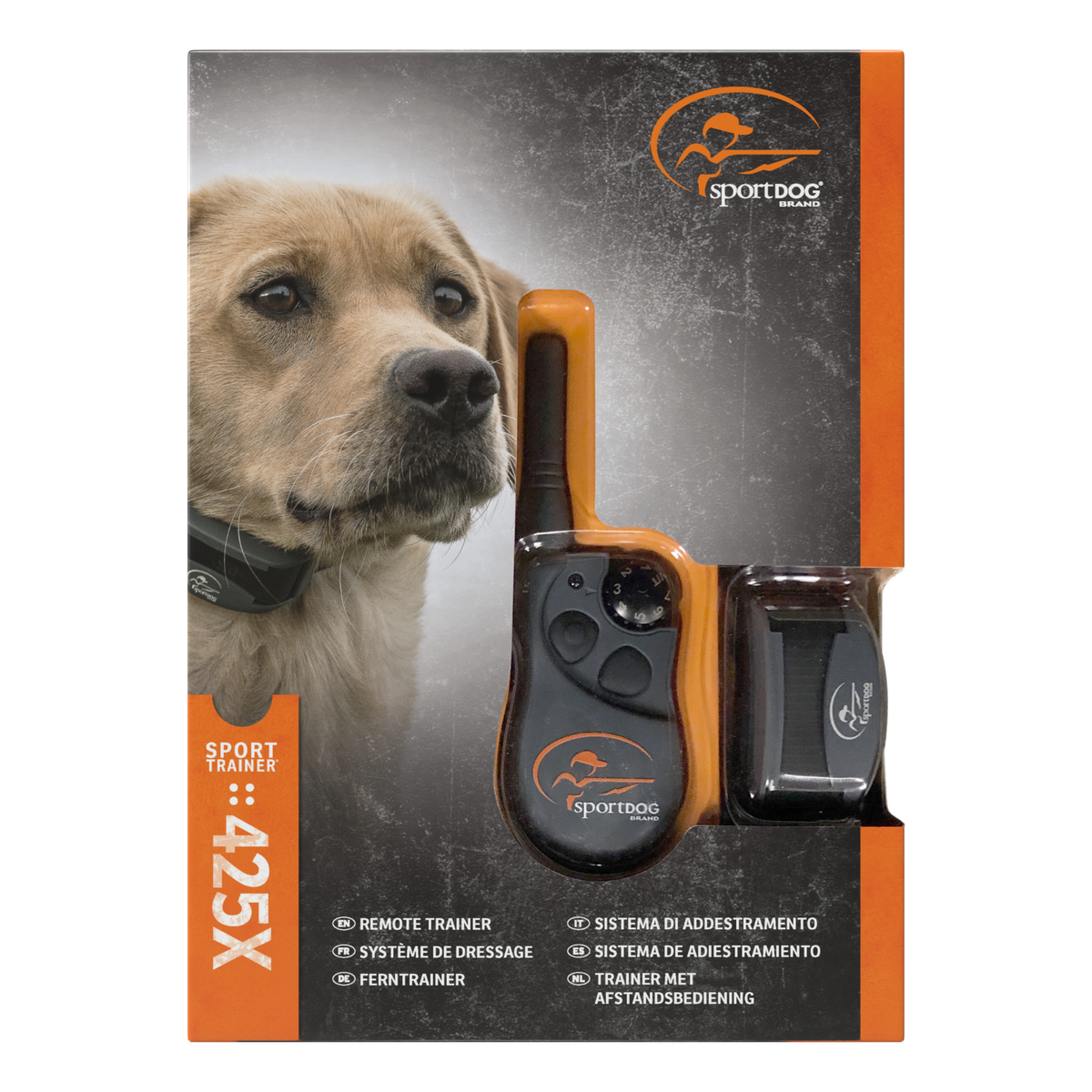SportDOG SD-425X Electronic Dog Training Collar with Remote for Small Dogs  to Large Dogs - 500 Yard Range, Vibration, Tone, Up to 21 Stimulation  Levels, Waterproof, Rechargeable, w/PetsTEK Towel : : Pet